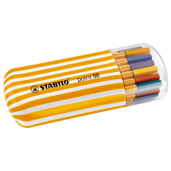 STABILO point 88 Zebrui Fineliner farbsortiert 0,4 mm, 20 St.