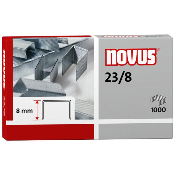 1.000 novus Heftklammern 23/8