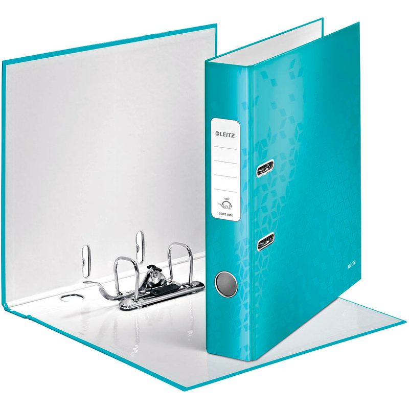 LEITZ Ordner eisblau Karton 5,0 cm DIN A4