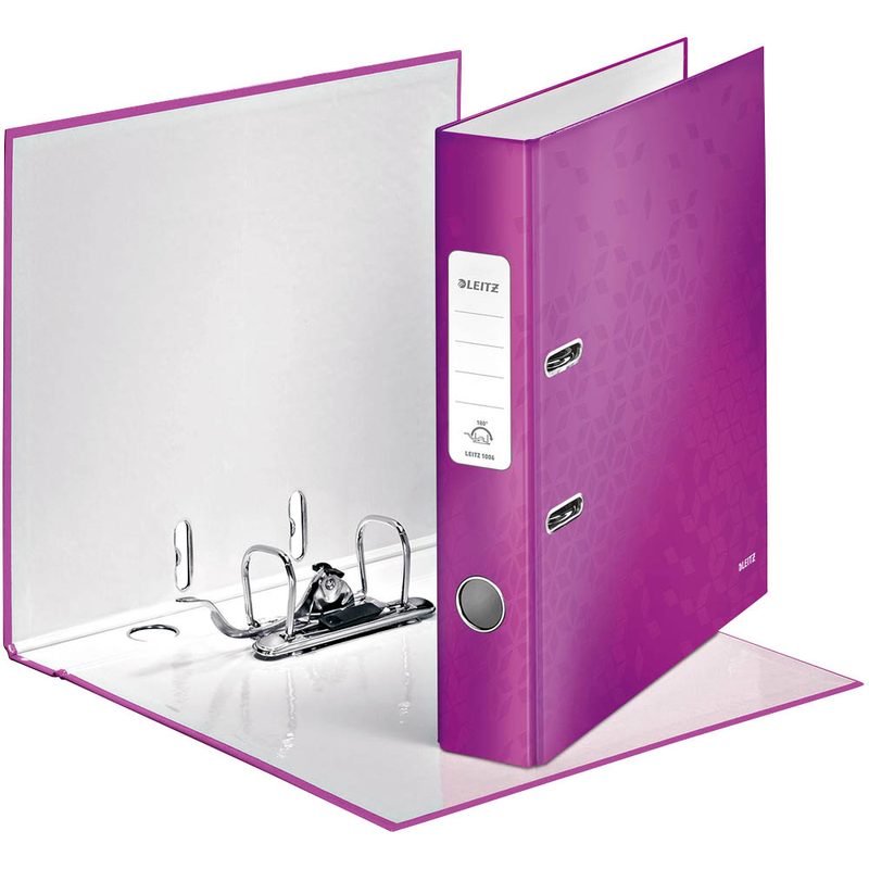 LEITZ Ordner lila Karton 5,0 cm DIN A4