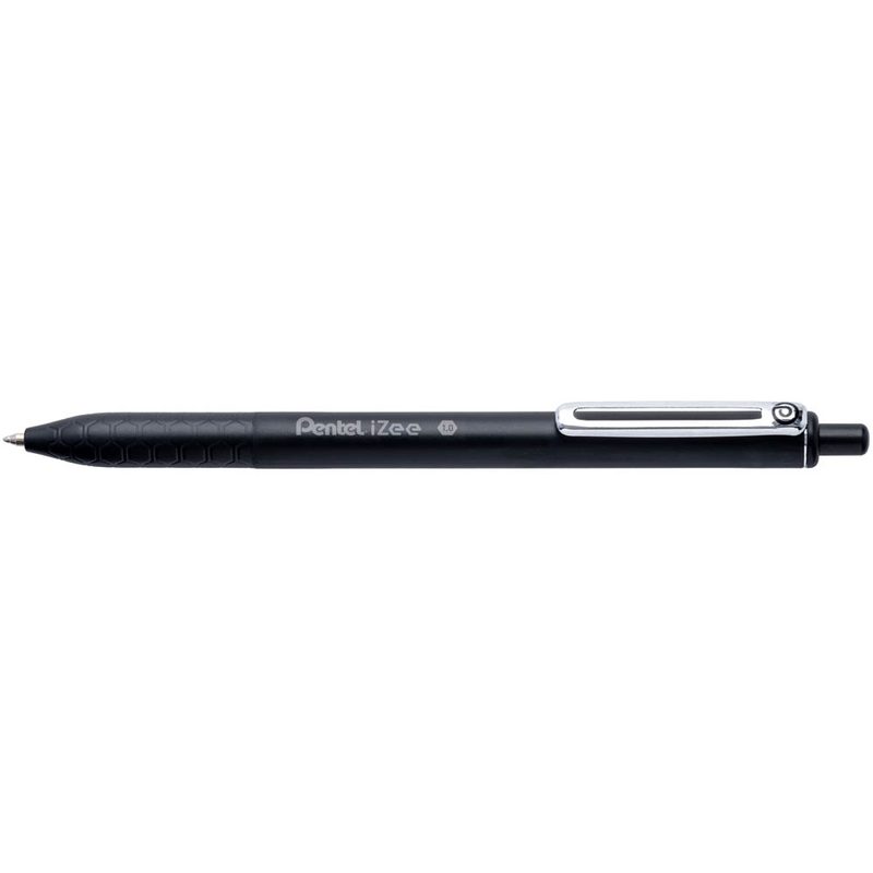 Pentel Kugelschreiber iZee BX470 schwarz, Schreibfarbe: schwarz, 1 St.