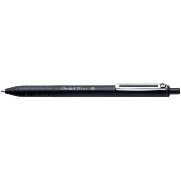 Pentel Kugelschreiber iZee BX470 schwarz, Schreibfarbe: schwarz, 1 St.