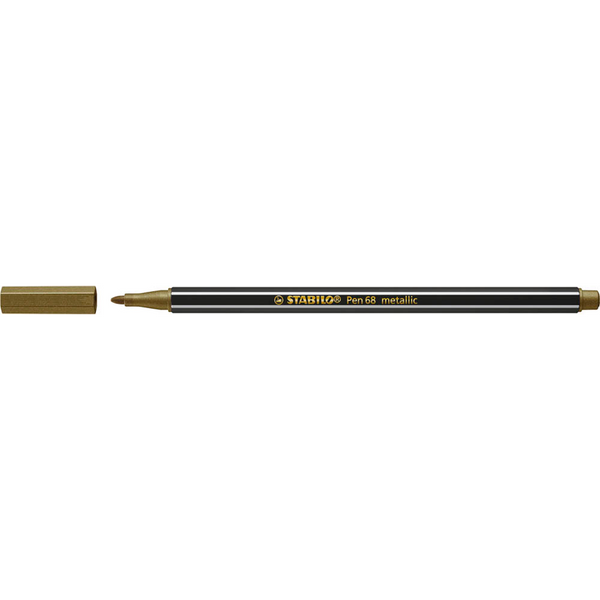STABILO Pen 68 metallic Filzstift gold, 1 St.
