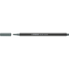 thumb-STABILO Pen 68 metallic Filzstift silber, 1 St.
