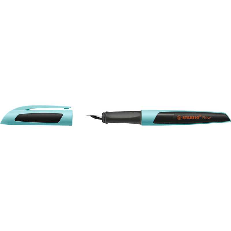 STABILO Flow Sporty Patronenfüller hellblau/schwarz M (mittel)