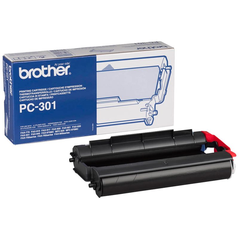 brother PC-301 schwarz Thermo-Druckfolie, 1 Rolle