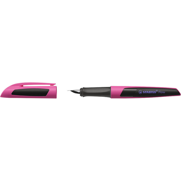 STABILO Flow Sporty Patronenfüller pink/schwarz M (mittel)