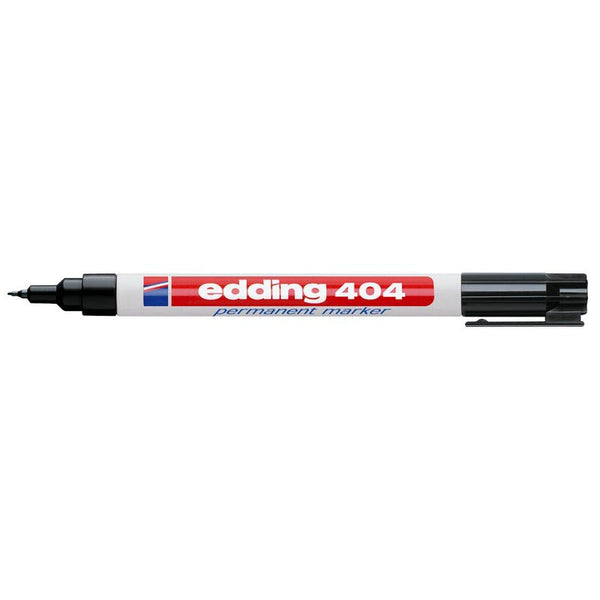 edding 404 Permanentmarker schwarz 0,75 mm, 10 St.
