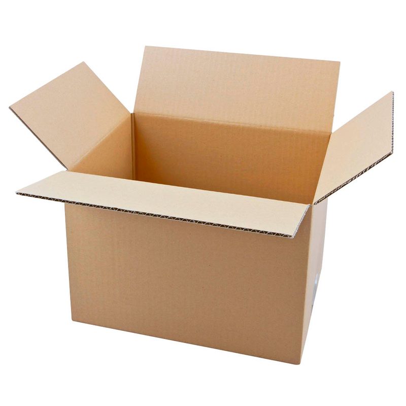 20 Nestler Wellpapp-Faltkartons 1-wellig braun 31,5 x 22,5 x 23,7 cm Außenmaß