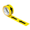 thumb-SUPRA Warnklebeband Pfeil Pfeile (lang) gelb/schwarz 50,0 mm x 66,0 m 1 Rolle