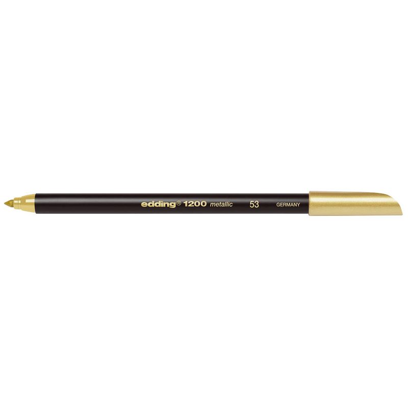 edding 1200 metallic colourpen Filzstift gold, 1 St.