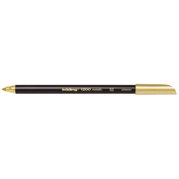 edding 1200 metallic colourpen Filzstift gold, 1 St.