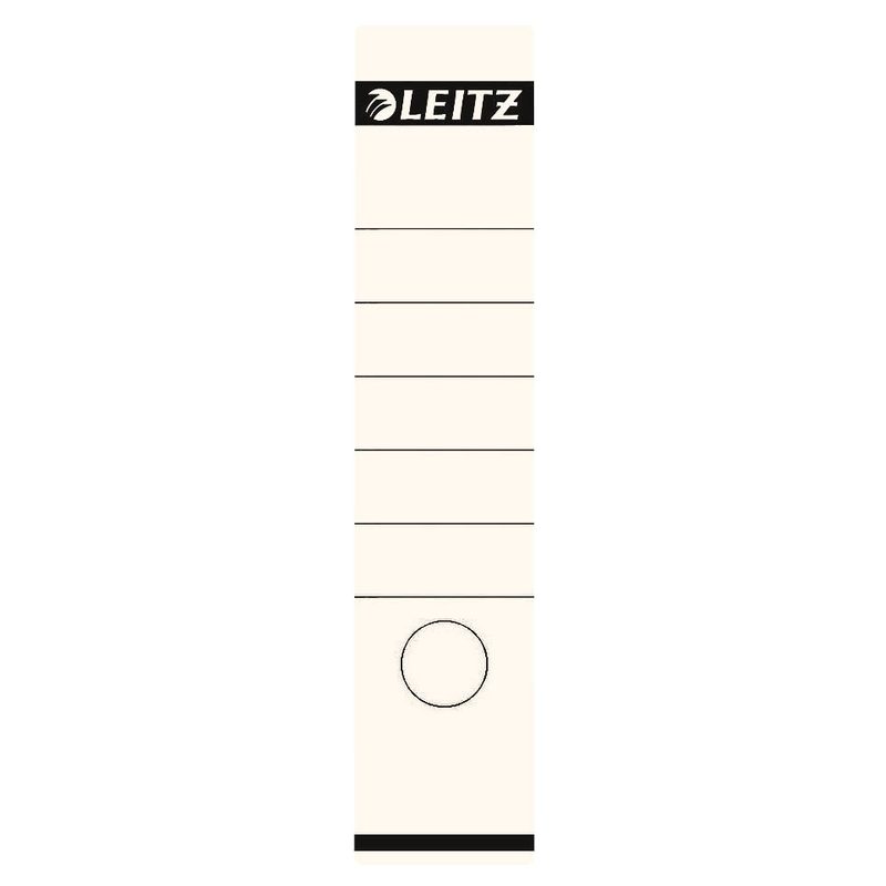 10 LEITZ Ordneretiketten 1640 grau für 8,0 cm Rückenbreite