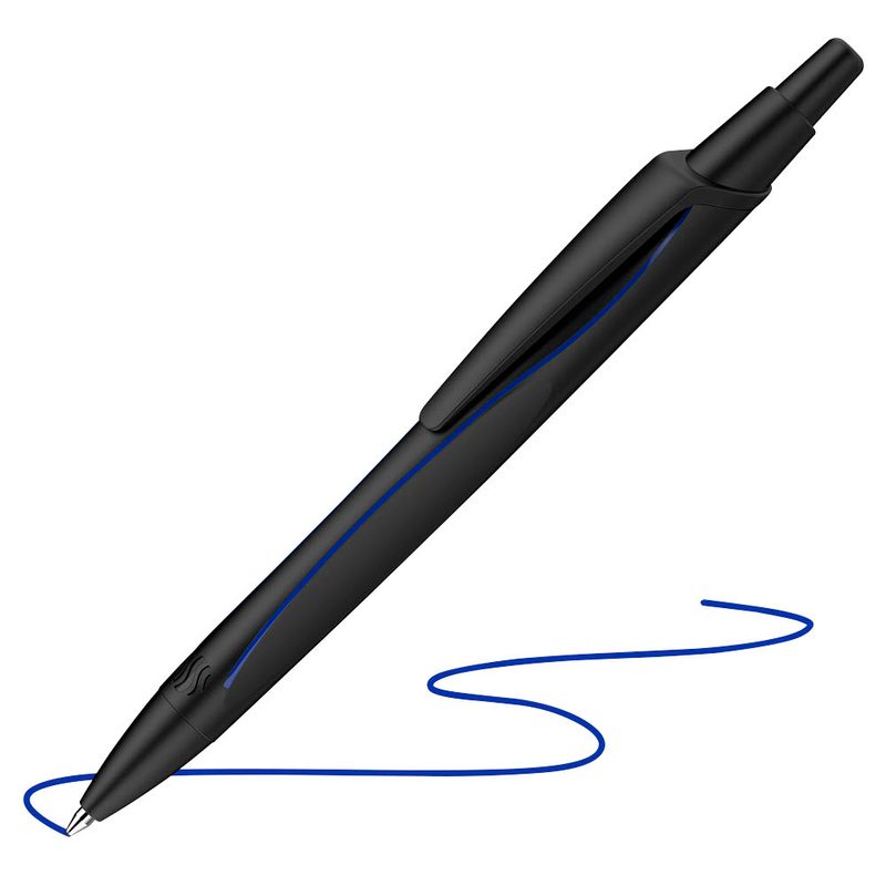 Schneider Kugelschreiber Reco schwarz, Schreibfarbe: blau, 1 St.