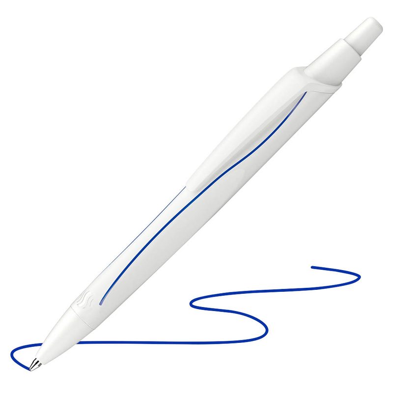 Schneider Kugelschreiber Reco weiß, Schreibfarbe: blau, 1 St.