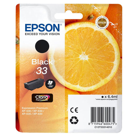 EPSON 33 / T3331  schwarz Druckerpatrone