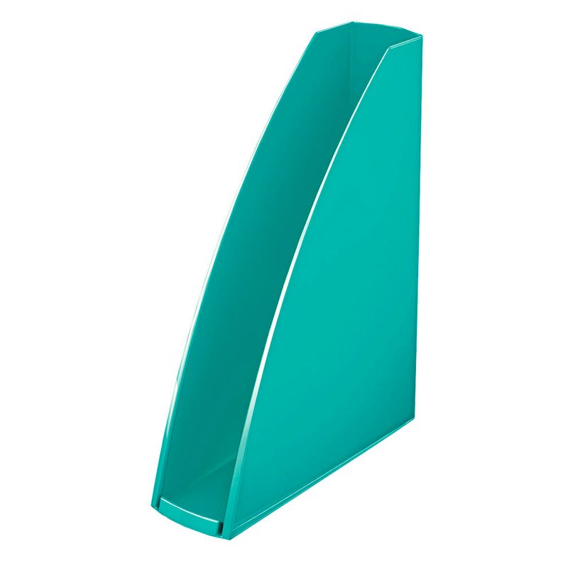 LEITZ Stehsammler WOW 52771051 eisblau Kunststoff, DIN A4
