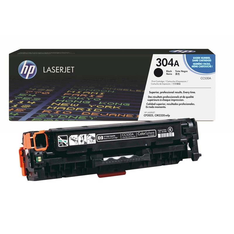 HP 304A (CC530A) schwarz Tonerkartusche