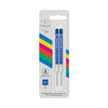 thumb-PARKER QUINKflow Basic Kugelschreiberminen M blau, 2 St.
