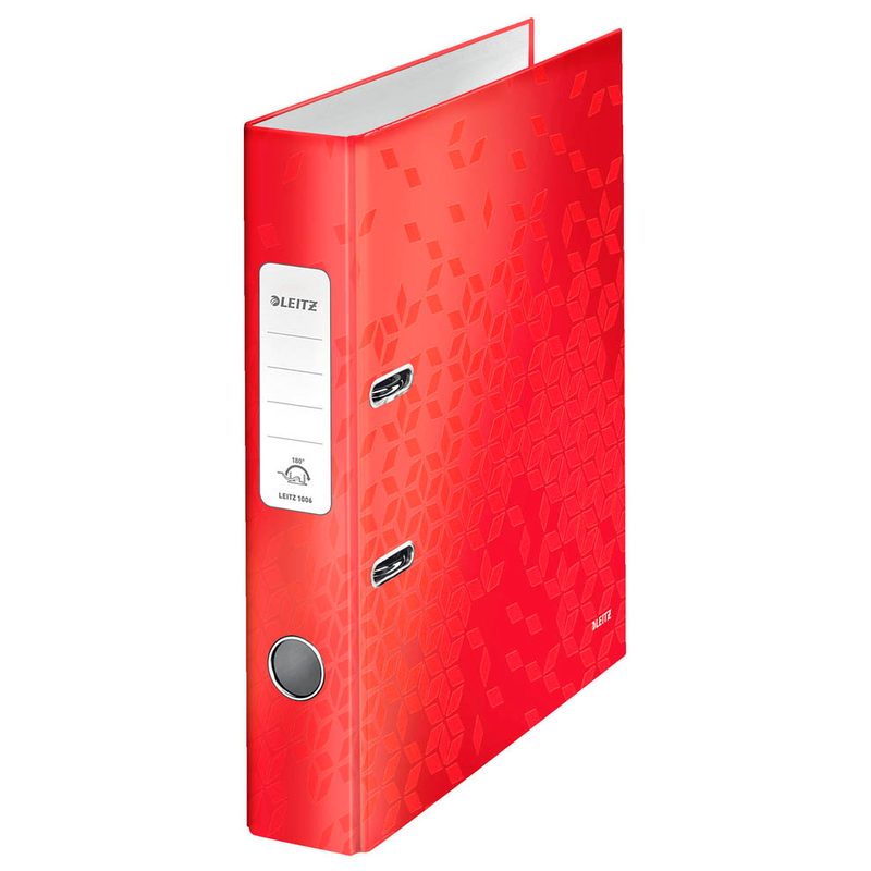 LEITZ Ordner rot Karton 5,0 cm DIN A4