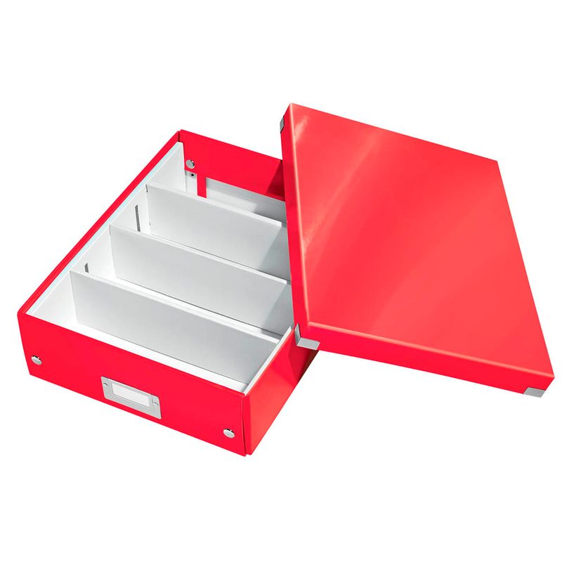 LEITZ Click & Store Aufbewahrungsbox 900 Blatt rot 28,0 x 37,0 x 10,0 cm