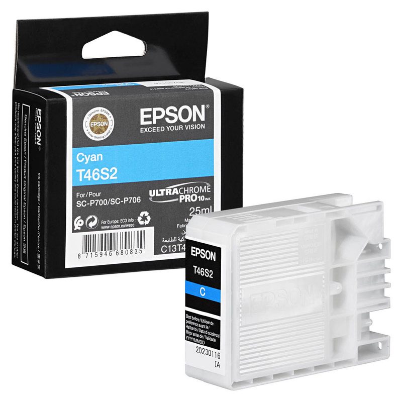 EPSON T46S2  cyan Druckerpatrone