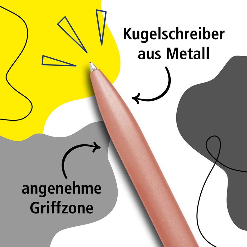 ONLINE® Kugelschreiber Octopen rose, Schreibfarbe: blau, 1 St.