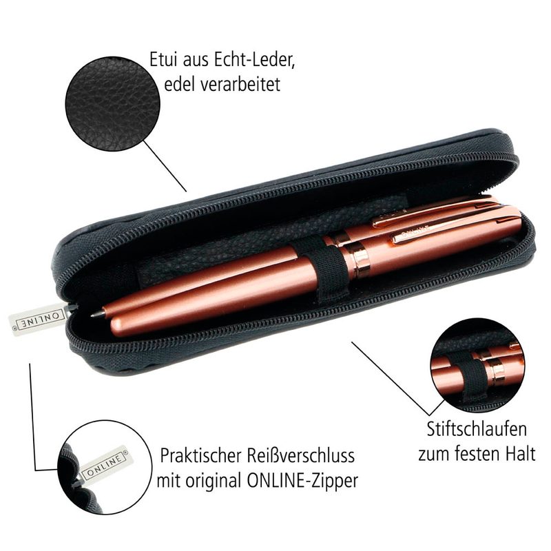 ONLINE® Schreibgeräte-Etui schwarz
