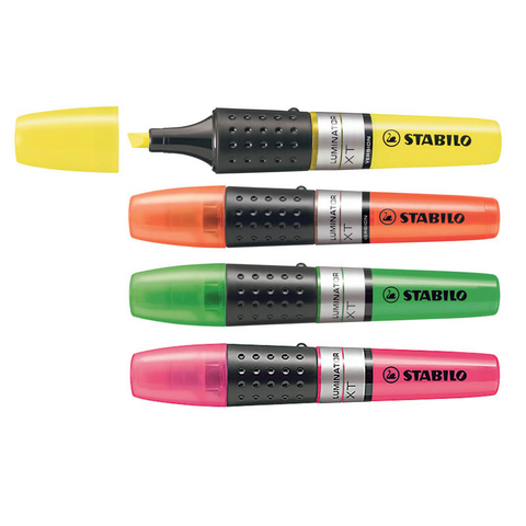STABILO LUMINATOR Textmarker farbsortiert, 4 St.