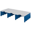 thumb-styro Sortierstation Styrodoc Jumbo Aufbaueinheit grau/blau mit 3 Fächer