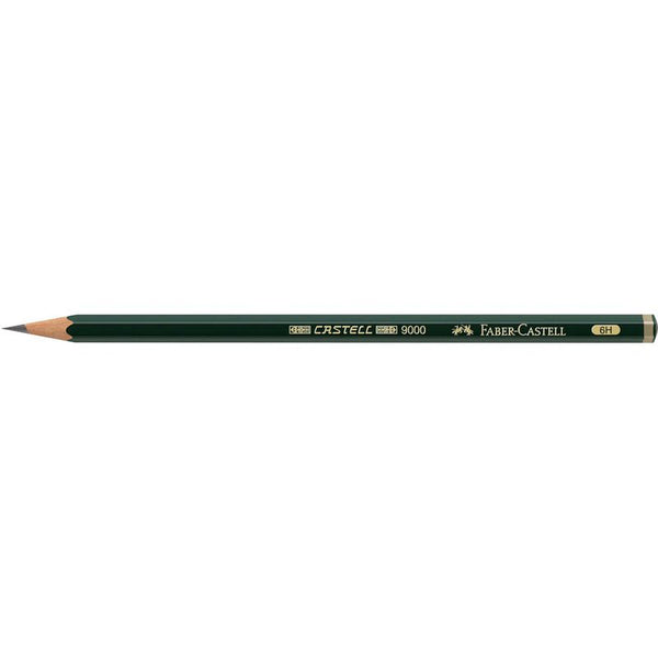 FABER-CASTELL 9000 Bleistift 6H grün, 1 St.
