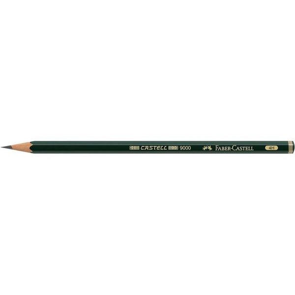 FABER-CASTELL 9000 Bleistift 4H grün, 1 St.