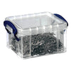 thumb-Really Useful Box Aufbewahrungsbox 0,3 l transparent 12,0 x 8,5 x 6,5 cm