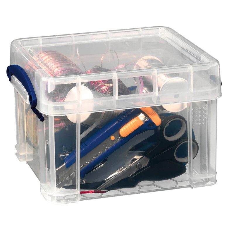 Really Useful Box Aufbewahrungsbox 3,0 l transparent 24,5 x 18,0 x 16,0 cm