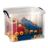 thumb-Really Useful Box Aufbewahrungsbox 19,0 l transparent 39,5 x 25,5 x 29,0 cm