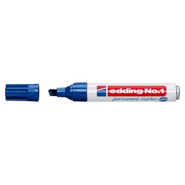 edding No. 1 Permanentmarker blau 1,0 - 5,0 mm, 10 St.