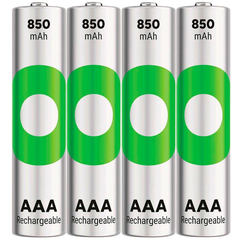 4 GP Akkus ReCyko+ Micro AAA 850 mAh