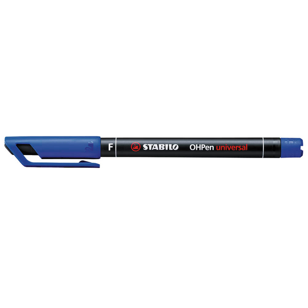 10 STABILO OHPen universal Folienstifte blau 0,7 mm permanent