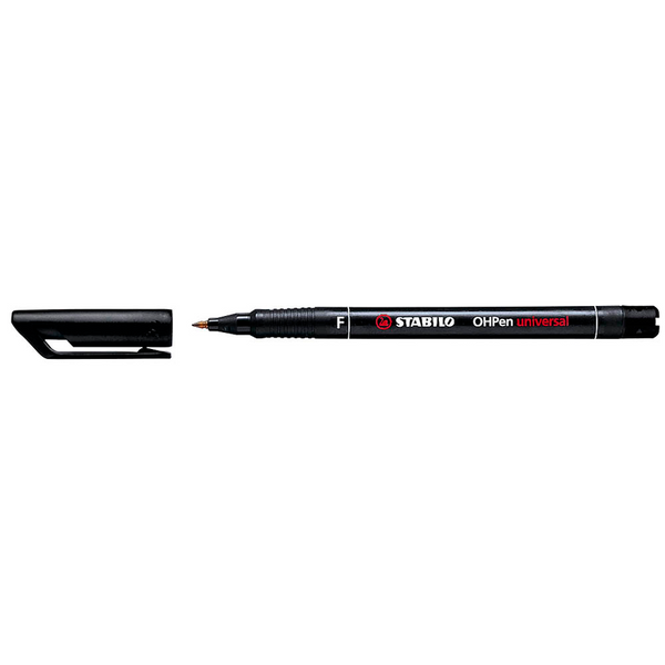 10 STABILO OHPen universal Folienstifte schwarz 0,7 mm permanent