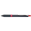 thumb-Pentel Oh!Gel Gelschreiber schwarz/rot 0,35 mm, Schreibfarbe: rot, 1 St.