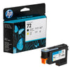 thumb-HP 72 (C9384A) schwarz matt, gelb Druckkopf