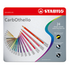 thumb-STABILO CarbOthello Kreidestifte farbsortiert 24 St.