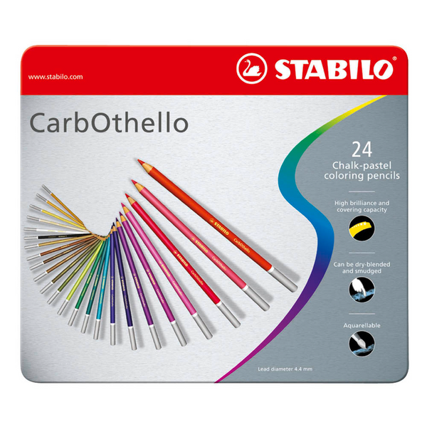 STABILO CarbOthello Kreidestifte farbsortiert 24 St.