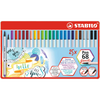 thumb-STABILO Pen 68 brush Brush-Pens farbsortiert, 25 St.