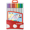 thumb-STABILO Pen 68 brush Brush-Pens farbsortiert, 20 St.