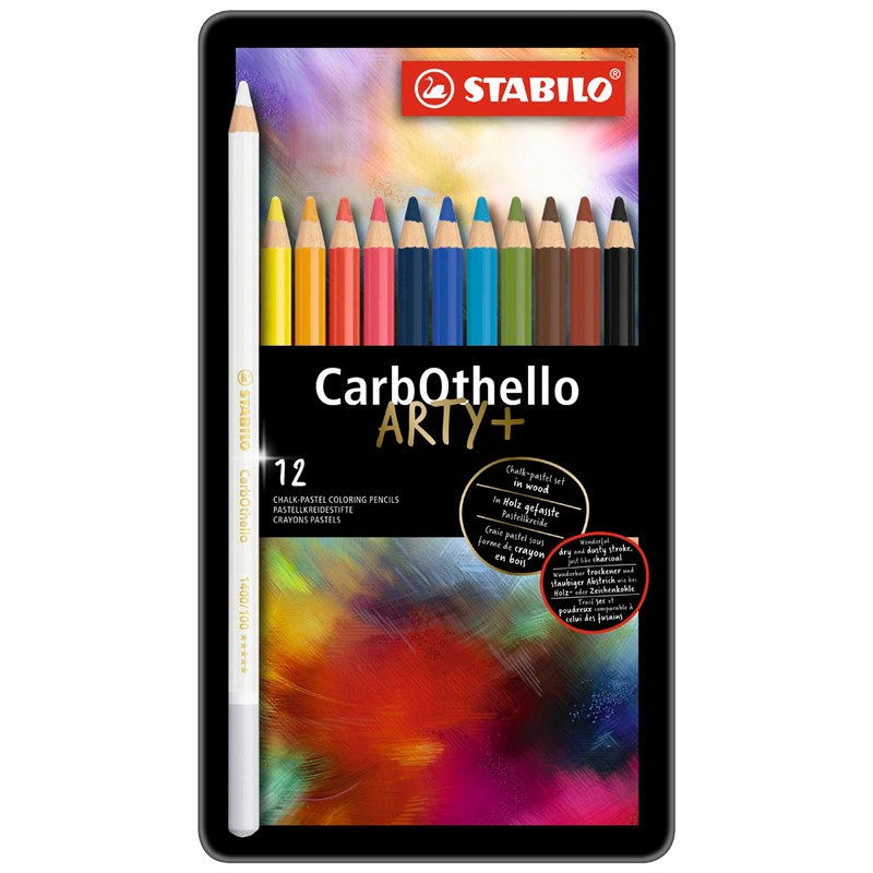 STABILO CarbOthello Kreidestifte farbsortiert 12 St.