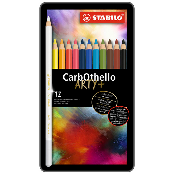 STABILO CarbOthello Kreidestifte farbsortiert 12 St.