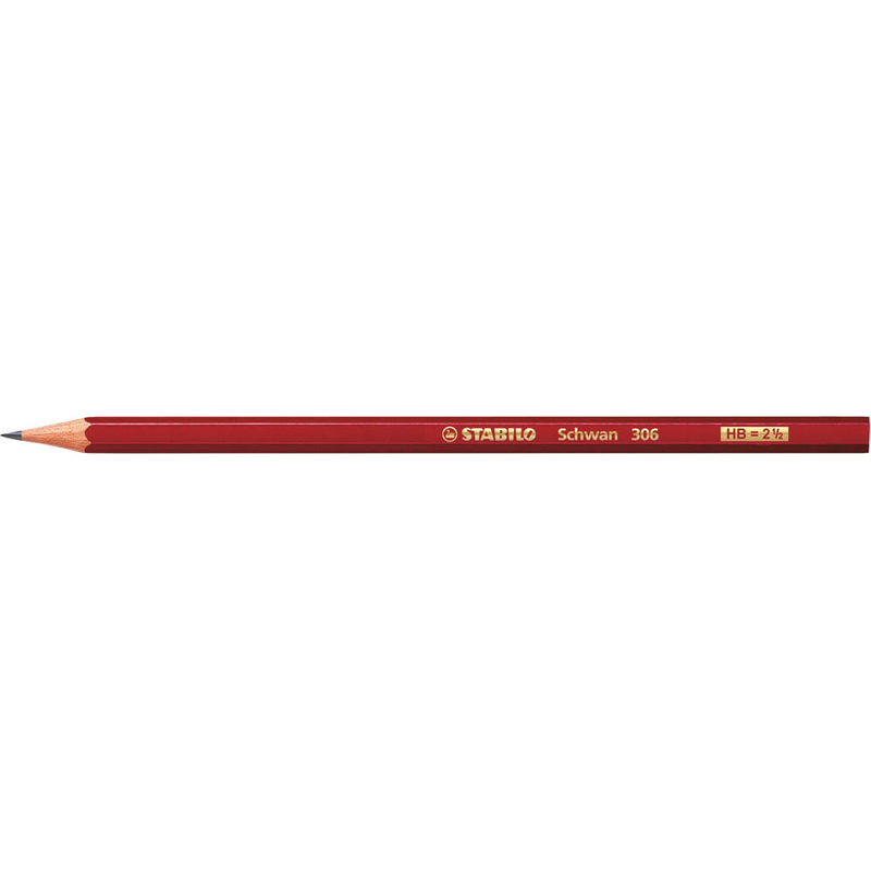 STABILO Schwan Bleistifte HB rot, 12 St.