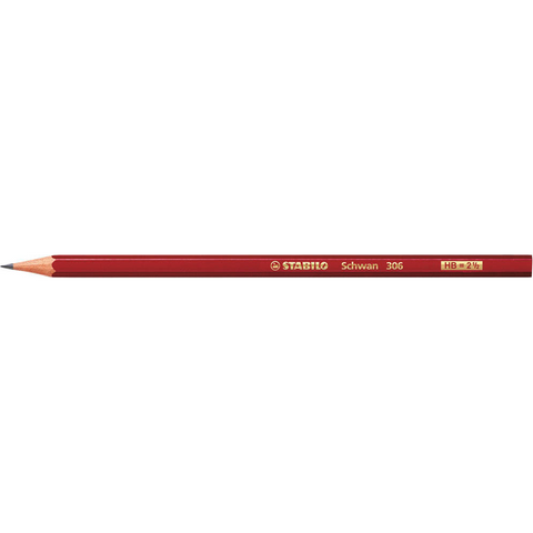 STABILO Schwan Bleistifte HB rot, 12 St.