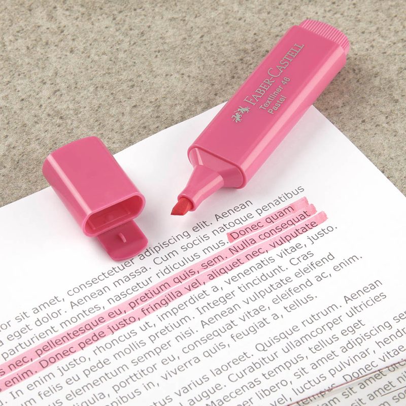 FABER-CASTELL TL 46 Pastell Textmarker farbsortiert, 8 St.
